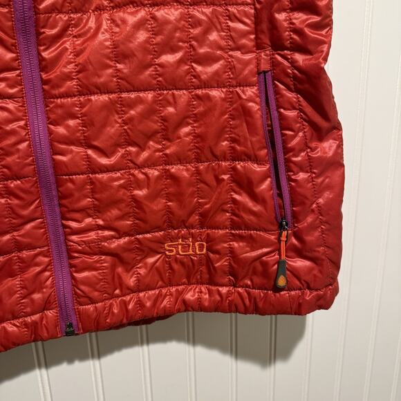 Stio Red Azura Insulated Primaloft Vest Quilted Size XL - Picture 2 of 7